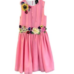 Love Made Love Pink Girls Part Dress Size 10-11 years